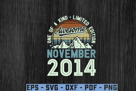 Download Awesome Since November 2014 Birthday Svg - 2014 Collection
