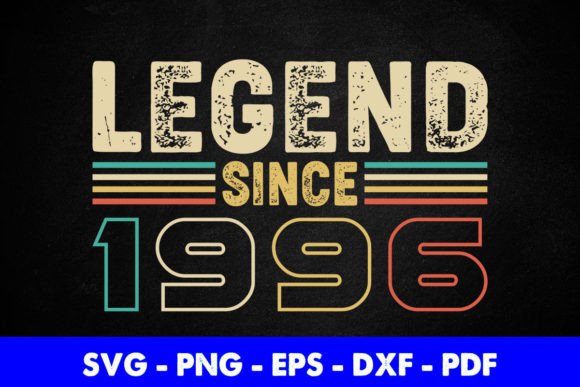 Download Legend Since 1996 Birthday T-Shirt - 1996 Collection