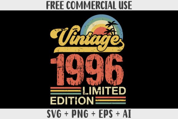 Download Retro Vintage 1996 Limited Edition - 1996 Collection