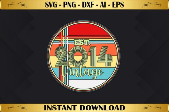 Download Est 2014 Vintage Birthday - 2014 Collection