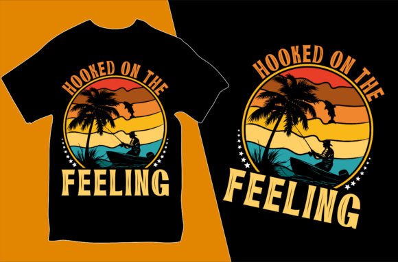 Download Fishing Retro Vintage Tshirt Design - Premium Resources