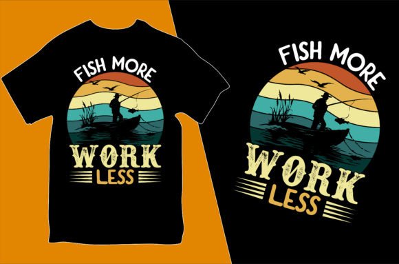 Download Fishing Retro Vintage Tshirt Design - Premium Resources